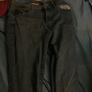 Blue Levi Strauss high rise skinny jeans